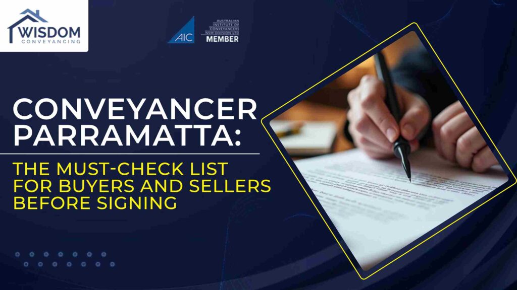 Conveyancer Parramatta