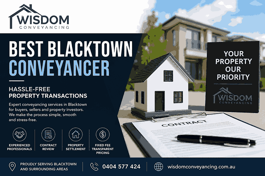 Best Conveyancer Blacktown Fixed Fee Property Services