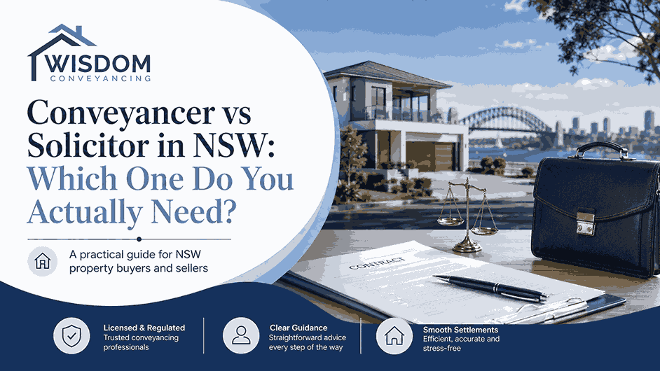 Conveyancer vs Solicitor in NSW Which One Do You Actually Need